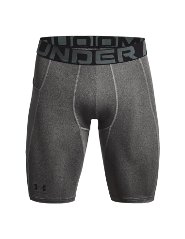 HeatGear® Pocket Long Shorts til mænd Carbon Heather / Sort