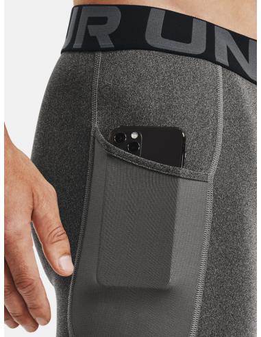 Férfi HeatGear® zsebes hosszúnadrág Carbon Heather / Fekete