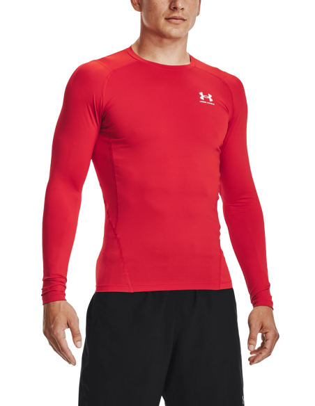 Kompresijska majica dugih rukava Under Armour HG Armour Comp LS crvena