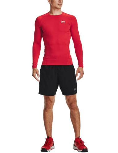 Kompresijska majica dugih rukava Under Armour HG Armour Comp LS crvena