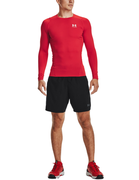 Kompresijska majica dugih rukava Under Armour HG Armour Comp LS crvena