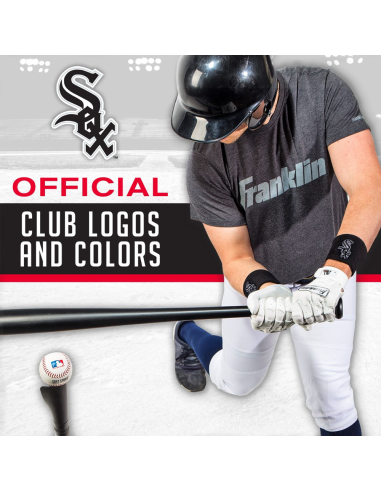Za bejzbol/softball MLB® 2.5" Znojnica za zapešće - Chicago White Sox