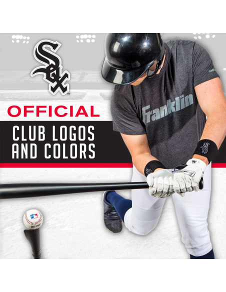 Za bejzbol/softball MLB® 2.5" Znojnica za zapešće - Chicago White Sox
