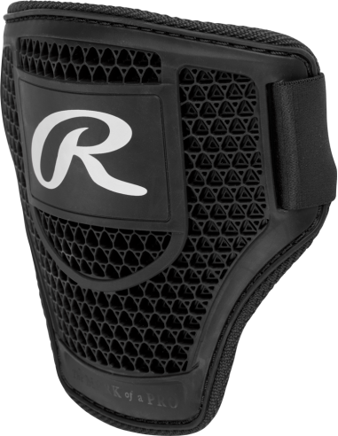 Honkbal/Fastpitch Elleboogbeschermer RAWLINGS (groot) - zwart