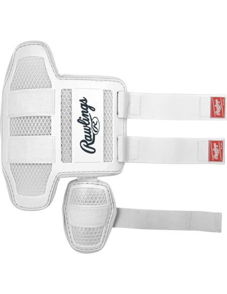 Štitnik za nogu za bejzbol/fastpitch RAWLINGS (Velika veličina) - bijela