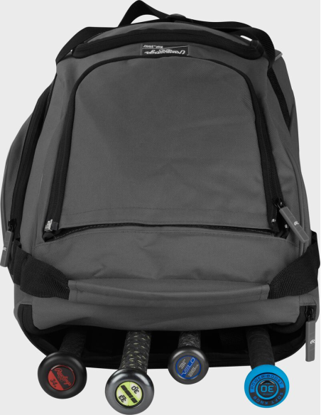 Taška RAWLINGS WORKHORSE WHEELED BAG - grafitová