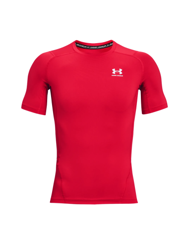 Under Armour HG Armour Comp SS Vermelho