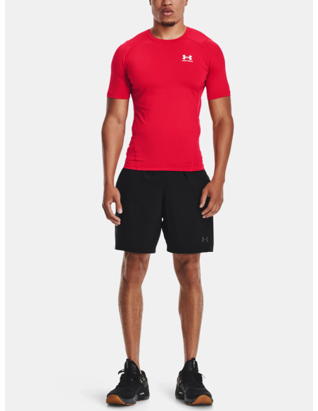 Under Armour HG Armour Comp SS Rojo
