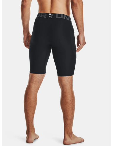 Short long à poches HeatGear® pour hommes Noir