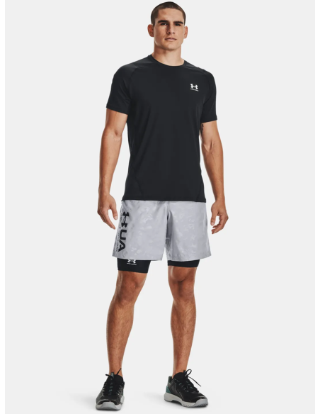 Heren HeatGear® Pocket Lange Shorts Zwart