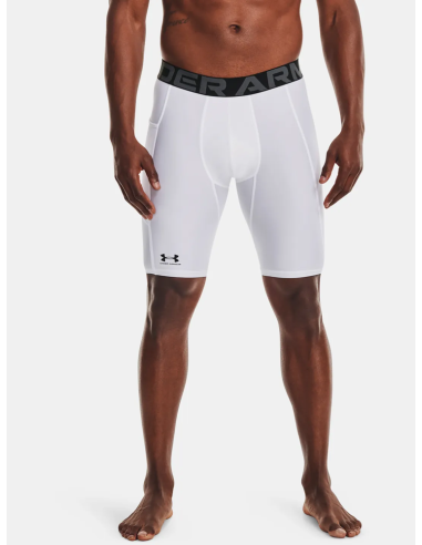 Short long à poches HeatGear® pour hommes, blanc