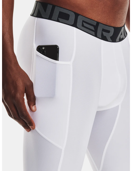 Мъжки къси панталони HeatGear® Pocket Long White