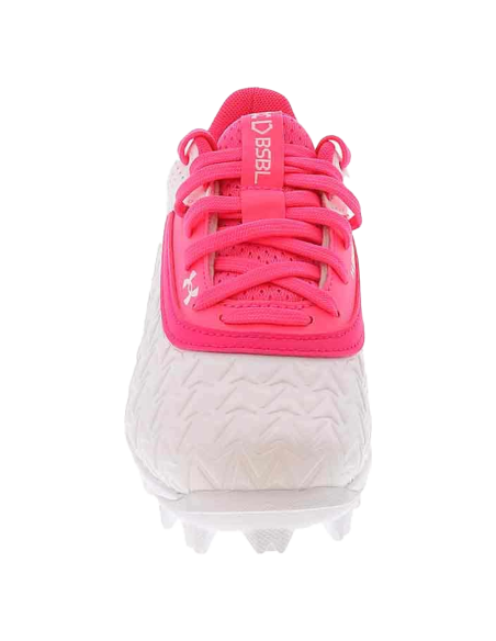 Crampons de baseball Under Armour Leadoff Low RM 3.0 - rose (youth)