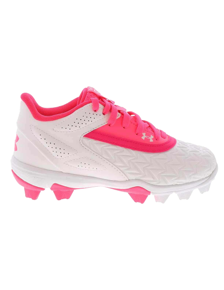 Ghete de baseball Under Armour Leadoff Low RM 3.0 - roz (tineret)