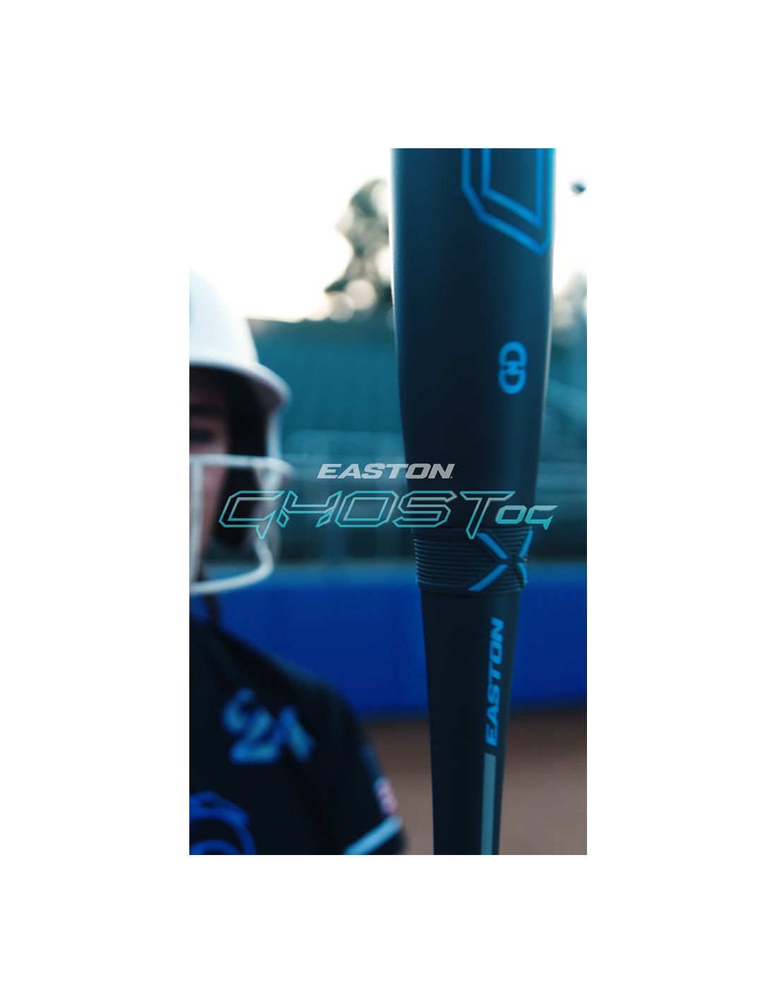 Batte Easton Ghost OG Fastpitch 33/23 - 2025 - Bleu Clair - Neuve Sous Blister
