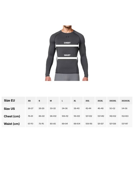 Under Armour ColdGear® Compression Mock til mænd, rød