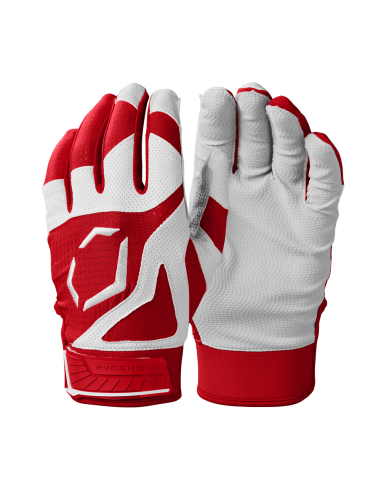 Baseball/Softball batting gloves EVOSHIELD SRZ-1™ Youth - Scarlet (Youth L)