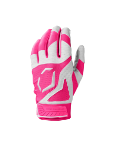 Rukavice za udaranje za bejzbol/softball EVOSHIELD SRZ-1™ za djecu i mlade - žarkoružičasta (Junior M)