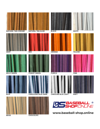 Tkaničky do baseballových/softballových rukavic modré B620 (3/16" x 72")