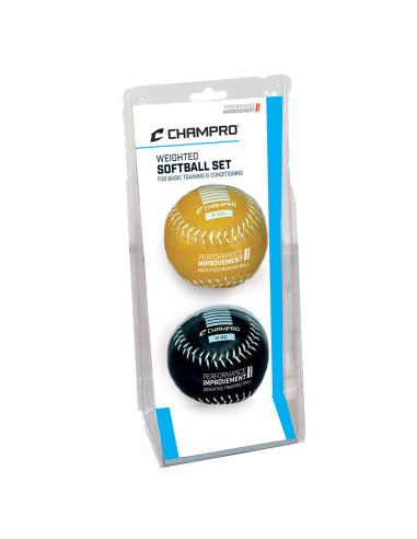 Set di softball da allenamento ponderato (312 g, 340 g)