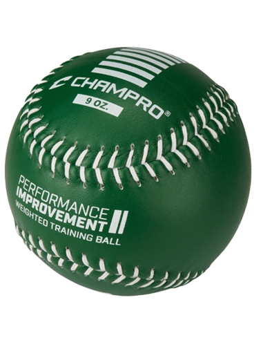 Komplet otežanih loptica za trening softballa (255g, 283g, 312g, 340g)