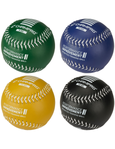 Komplet otežanih loptica za trening softballa (255g, 283g, 312g, 340g)