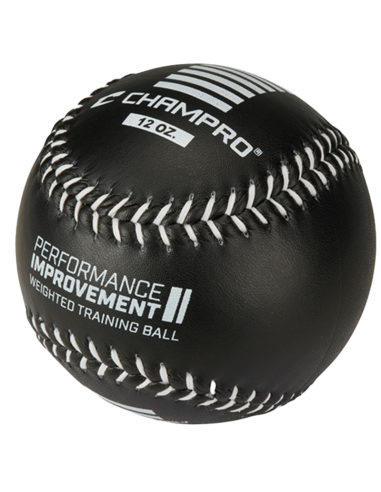 Komplet otežanih loptica za trening softballa (255g, 283g, 312g, 340g)