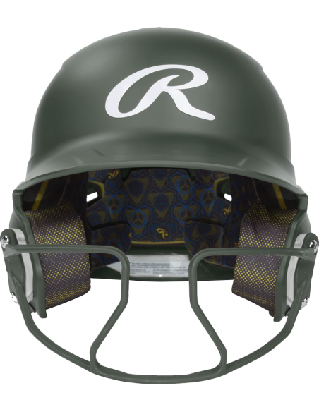 Casco de bateo Rawlings MACH HI-VIZ WITH ATTACHED VIZSBFG (6 7/8" - 7 5/8") SENIOR