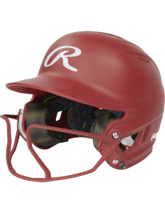 Kaciga za udaranje Rawlings MACH HI-VIZ s pričvršćenim VIZSBFG (6 7/8" - 7 5/8") Senior