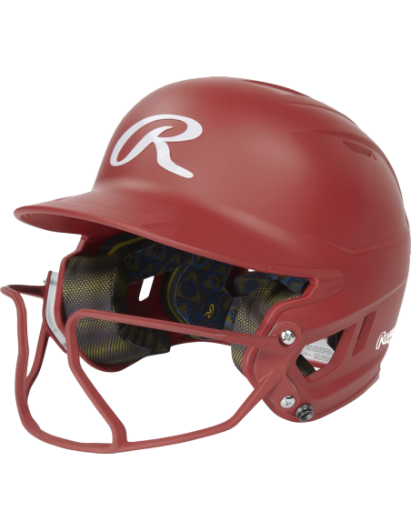 Slaghjelm Rawlings MACH HI-VIZ WITH ATTACHED VIZSBFG (6 3/8" - 7 1/3") JUNIOR