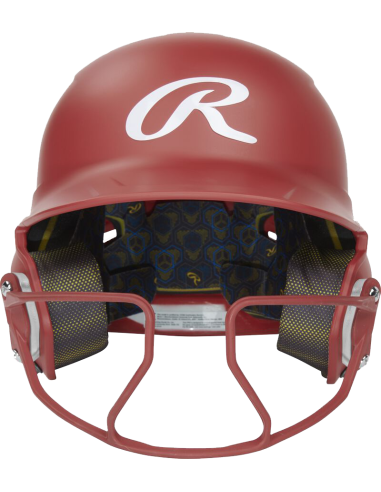 Casca de bataie Rawlings MACH HI-VIZ CU VIZSBFG ATTACHED (6 3/8" - 7 1/3") JUNIOR