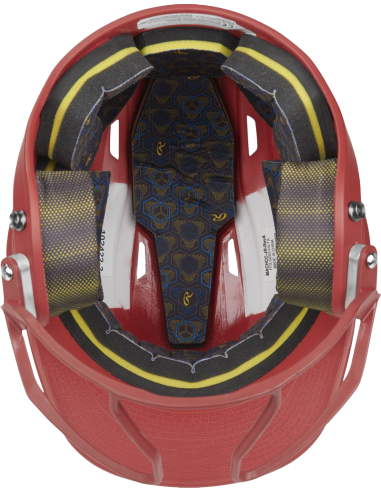 Casco da battuta Rawlings MACH HI-VIZ CON VIZSBFG ATTACCATA (6 3/8" - 7 1/3") JUNIOR