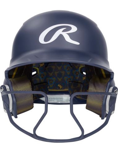 Casca de bataie Rawlings MACH HI-VIZ CU VIZSBFG ATAȘAT (6 7/8" - 7 5/8") SENIOR