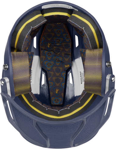 Casco de bateo Rawlings MACH HI-VIZ WITH ATTACHED VIZSBFG (6 7/8" - 7 5/8") SENIOR