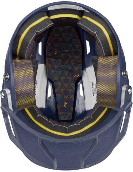 Casca de bataie Rawlings MACH HI-VIZ CU VIZSBFG ATAȘAT (6 7/8" - 7 5/8") SENIOR