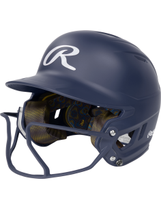 Kaciga za udaranje Rawlings MACH HI-VIZ s pričvršćenim VIZSBFG (6 3/8" - 7 1/8") Junior
