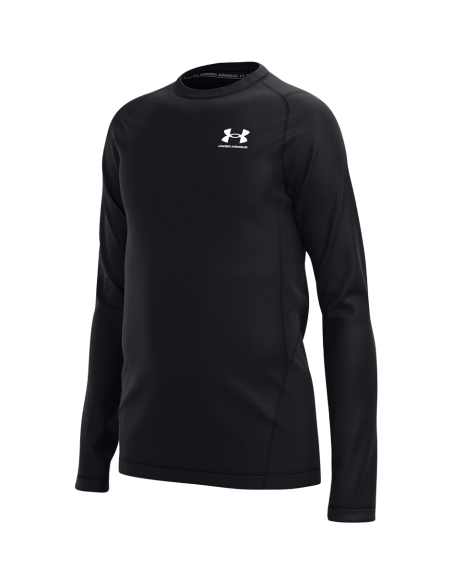 Tricou pentru băieți Under Armour ColdGear® Long Sleeve - negru