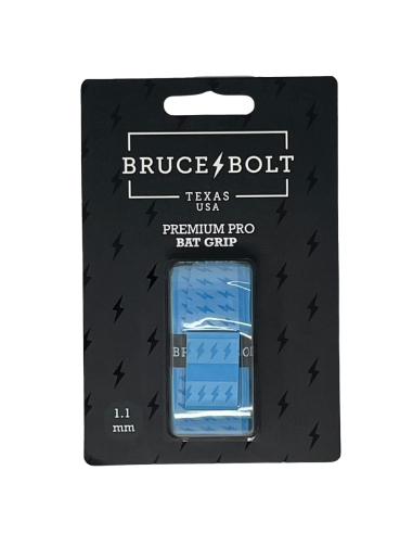 BRUCE BOLT Premium Pro baseball bat grip wrap BABY BLUE (1,1mm)