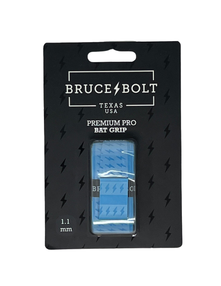 BRUCE BOLT Premium Pro baseball bat grip wrap BABY BLUE (1,1mm)