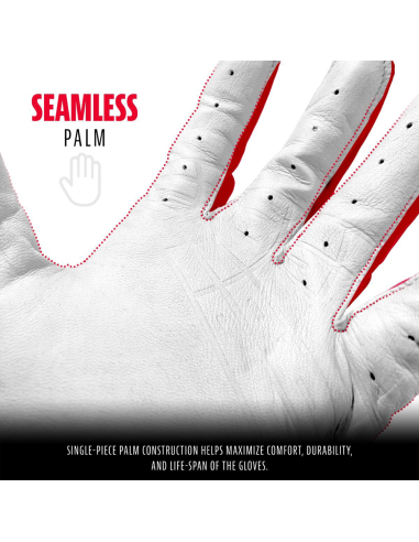 Baseball batting gloves Franklin Powerstrap® - Navy/Red S