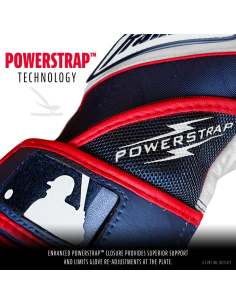 Rękawice baseballowe Franklin Powerstrap® - Navy/Red M 2