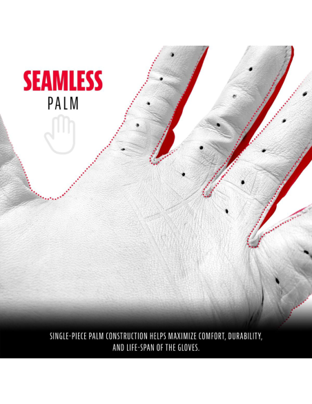 Mănuși de baseball Franklin Powerstrap® - Navy/Red M