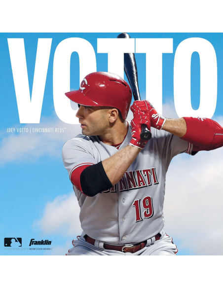 Luvas de taco de basebol Franklin Powerstrap® - Marinho/Vermelho L