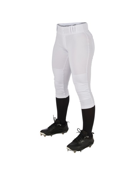 Pantalón de softball tradicional de tiro bajo para mujer CHAMPRO BP11 - blanco (L)