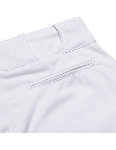 Pantalone tradizionale a vita bassa da ragazza per softball CHAMPRO BP11 - bianco (YXL)