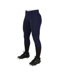 Ženske klasične hlače za softball s niskim strukom CHAMPRO BP11 - tamnoplave (M)