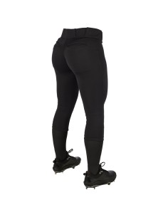 Softball pantalon traditionnel taille basse pour femme CHAMPRO BP11 - noir (L) 2