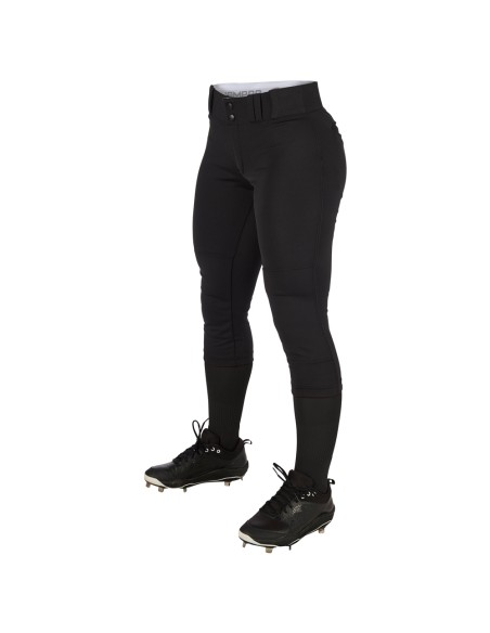 Softbal damesbroek met traditionele lage taille CHAMPRO BP11 - zwart (XL)