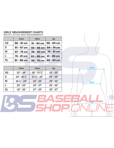 Pantalón bajo tradicional de softball para niña CHAMPRO BP11 - negro (YL)