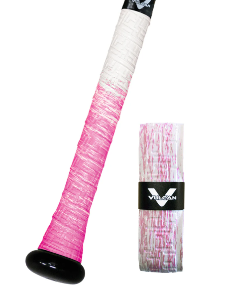 Traka za dršku bejzbolske palice Vulcan V100 - PINK BURST (1,00 mm)